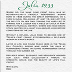 Julia 1933 Hand Soap & Cream Duo